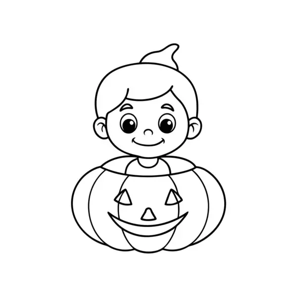 Çocuklar kitap boyuyor Cadılar Bayramı 'nda mumya dans eden ay piramidi balkabakları.