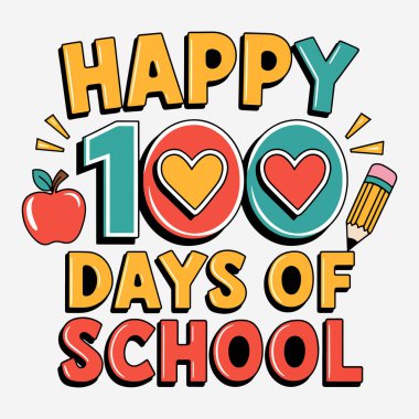 Okul Tipografisi 100 Gün Logo15