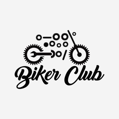 Motosiklet logosu tasarımı logo sanatı