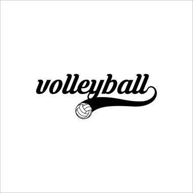 Voleybol voleybol voleybol logosu tasarımı
