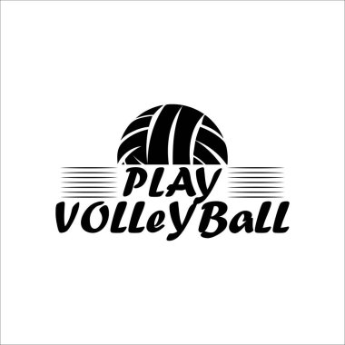 Voleybol voleybol voleybol logosu tasarımı