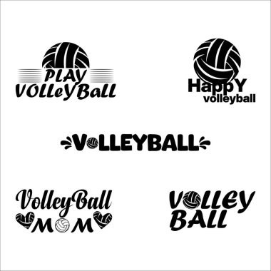 Voleybol voleybol voleybol logosu tasarımı