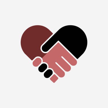 kalp şeklinde aşk simgesi logosu tasarımı