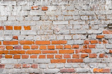 Kırmızı ve Beyaz Tuğla Taş Doku Duvarı