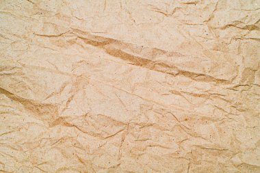 Kırışıklıkları olan kahverengi kağıt dokusu