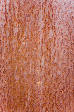 Paslı Kırmızı Metal Yüzey Dokusu