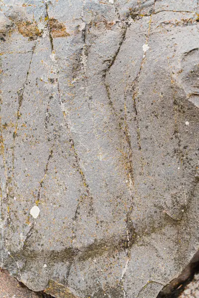 stock image Eroded and Decayed Rock Stone Texture with Cracks and Grooves