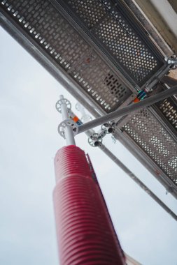 Metalden yapılmış İnşaat İskelesini Dengeleyen Yapı Yapısı İskelesi