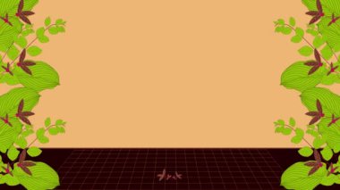 Animasyon Yapraklar, Kusursuz Doğanın Kahverengi Tema Döngüsü