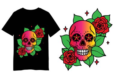 kafa kafatası tişörtü