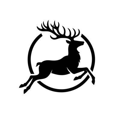 Geyik logosu vektör sanatı
