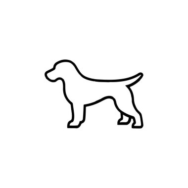 Köpek Skecth logo vektör sanatı