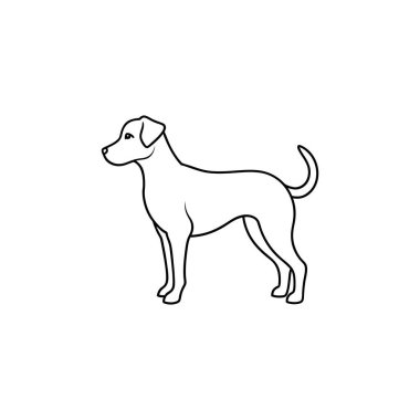 Köpek logosu vektör sanatı