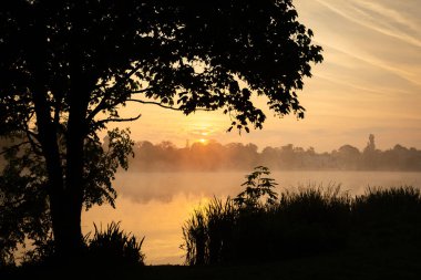 Sunrise - Danson Park, Bexleyheath. clipart