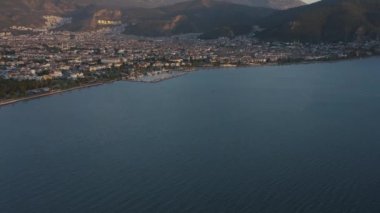 Barselona şehrinin hava manzarası