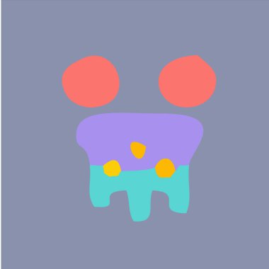 Yeşil arka plan vektöründeki sevimli kedi..