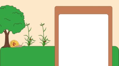 bahçenin düz tasarımı.