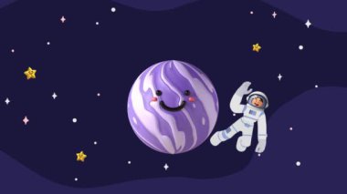 Mutlu Paskalya tebrik kartları, çizgi film vektör çizimleri.