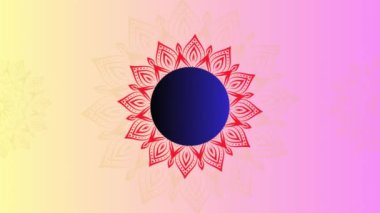 Mandala 'nın soyut arkaplanı