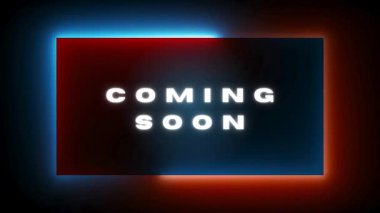 Koyu arkaplanda neon işareti.