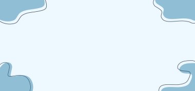 Üzerinde beyaz bir çizgi olan mavi bir arka plan. Bu doğru eğri ve bir dalga gibi görünüyor.