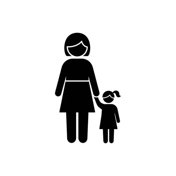 Anne ve çocuğu sevgi ve özenle birbirine bağlayan basit bir simge