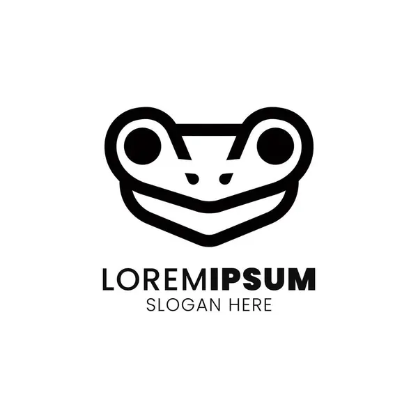 Geometrik Kurbağa Surat: Modern ve Minimalist Logo Tasarımı