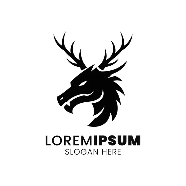 Majestic Dragon-Stag Amblemi: Güç ve Zarafet Sembolü
