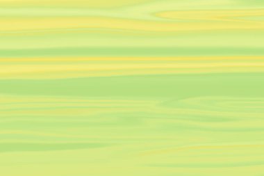 Soluk yeşil ve sarı ince yatay vuruşlar içeren sakin, soyut bir görüntü, huzur, doğa ve nazik organik hareket hissi veriyor..