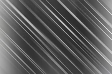 Gri ve beyaz tonlarında keskin, paralel çapraz çizgilere sahip dinamik soyut bir arka plan, derinlik ve hareket hissi yaratır..