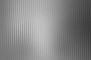 Gri renklerin değişik tonlarında dikey kaburgalı dokusuna sahip karmaşık bir monokromatik soyut arka plan, minimalist estetik için mükemmel..