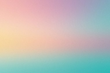 A grainy gradient background with a blend of pink, yellow, and blue colors. Perfect for adding a soft and dreamy touch to any design project or presentation.