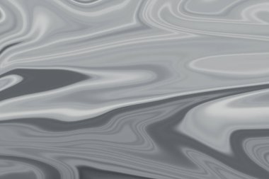 Bu sıvı mermer arka plan, çeşitli tasarım projeleri için derinlik ve görsel ilgi ile gelişmiş ve modern bir estetik yaratan gri kıvrımlı gölgeleri içerir..