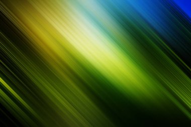 Bu soyut arka plan, dinamik ve enerjik bir his yaratan yeşil, sarı ve mavi köşegen çizgileri içerir. Modern tasarımlar ve dijital sanat eserleri için ideal.