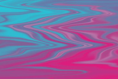Pembe ve mavi renklerde dalgalı desenler içeren canlı, soyut bir arka plan, çeşitli tasarım uygulamaları için mükemmel rüya gibi ve modern bir estetik yaratıyor..
