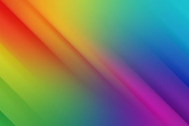 Bu soyut arkaplan gökkuşağı renklerinde köşegen bulanık çizgiler içerir, canlı ve neşeli bir etki yaratır. Neşeli ve enerjik bir dokunuş eklemek için mükemmel..