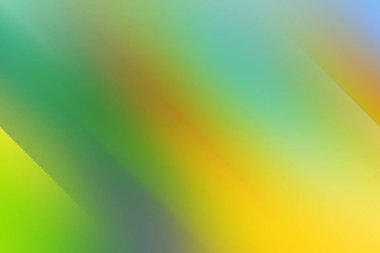 Yeşil, sarı ve mavi köşegen çizgileri olan canlı ve soyut bir arka plan dinamik ve göz alıcı bir tasarım yaratır. Bulanık etki biraz zarafet katıyor..