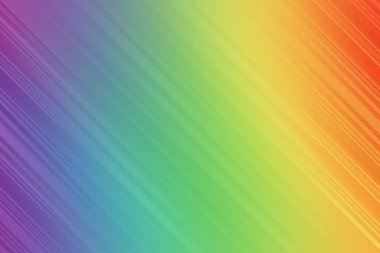 Moru, maviyi, yeşili, sarıyı, turuncuyu ve kırmızıyı içeren canlı bir gökkuşağı tayfı, ince bir dokuya sahip çapraz çizgilerle, neşeyi sembolize eder..