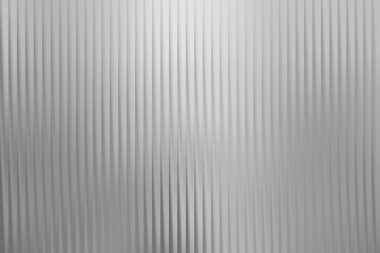 Gri ve gümüşün değişik tonlarında, ince renklerle gölgeler ve derinlik ve modern estetik ile dikey kaburgalı bir dokuyu gösteren sofistike bir monokromatik arka plan..