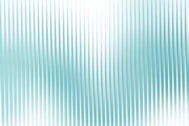 Serinletici bir turkuaz ve beyaz gradyan içinde dalgalanan dikey çizgiler içeren soyut bir görsel, sakinlik ve modern zarafeti çağrıştırıyor..