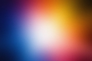 Görünürde çarpıcı soyut bir arkaplan renklerde pürüzsüz bir değişime sahip, koyu maviden parlak sarıya, çekirdeğinde belirgin beyaz bir ışık ve ince bir kumlu doku ile.