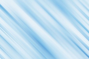 Mavi ve beyaz köşegen çizgilerinin yer aldığı soyut bir arka plan, hareket bulanıklığı etkisi yaratarak hareket ve huzur hissi uyandırıyor..