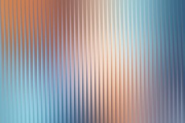 Sıcak şeftali tonlarından soğuk mavi tonlara uyumlu bir gradyanı olan, ince bir dikey tırtıklı dokuyla vurgulanmış, sofistike bir soyut arkaplan..