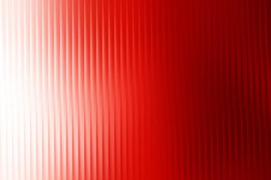 Soyut bir kompozisyon, koyu kırmızı renkte tırtıklı bir dikey desen sergiliyor. Saf beyazdan zengin kırmızıya karışıyor. Güç ve heyecan hissi uyandırıyor..