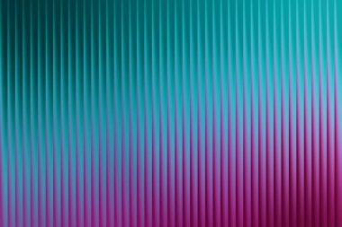 Dikey kurdeleli camla göz alıcı soyut bir görsel, canlı bir deniz mavisinden zengin bir mora doğru pürüzsüz bir şekilde harmanlanmış, dinamik ve modern tasarım temaları için mükemmel..