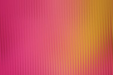 Çekici bir soyut arkaplan, tırtıklı dikey dokuyla karakterize edilir. Görüntü çarpıcı bir gradyanı temsil ediyor, soldaki parlak pembeden sağdaki sıcak sarı renge geçiş yapıyor.,