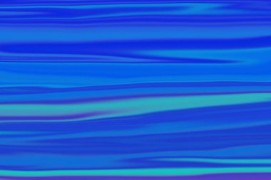 Mavi ve deniz mavisi tonlarında akan ve harmanlanan yatay çizgileri içeren büyüleyici soyut desen, durgunluk ve akıcılık hissi uyandırıyor..
