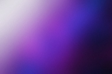 Modern soyut bir arkaplan, beyaz 'dan koyu mavi' ye ve mor 'ya doğru pürüzsüz bir gradyanı var. Sofistike ve çekici bir görüntü için ince bir dokuya sahip..