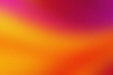 Pürüzsüz, turuncu ve sarı renklerin hoş, mor ve mor renklere karışıp ince bir tanecikli dokuya sahip, göze çarpan soyut bir arka plan..