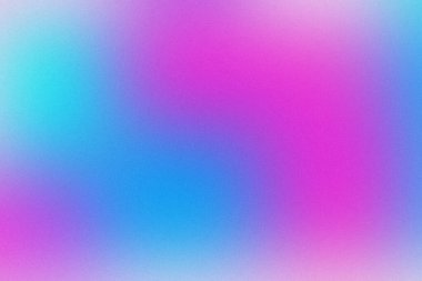 Parlak cyan 'dan canlı pembe ve mor' a pürüzsüz bir gradyanı olan soyut, dokulu bir arka plan, canlı ve modern bir görsel deneyim yaratıyor..